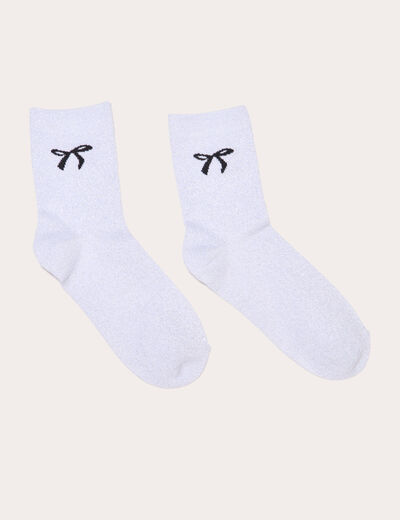 Chaussettes ecru femme