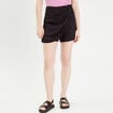 Jupe-short droite noir femme