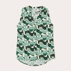 Chemise sans manches vert femme