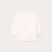 Blouse manches 3/4 ecru femme