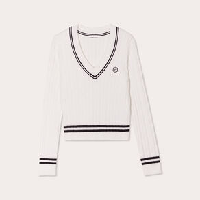 pull manches longues torsades ecru femme Pull manches longues torsades ecru femme