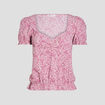 T-shirt manches courtes blanc femme
