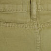 Jupe cargo en jean vert kaki femme