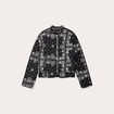 Veste matelass&eacute;e zipp&eacute;e noir femme