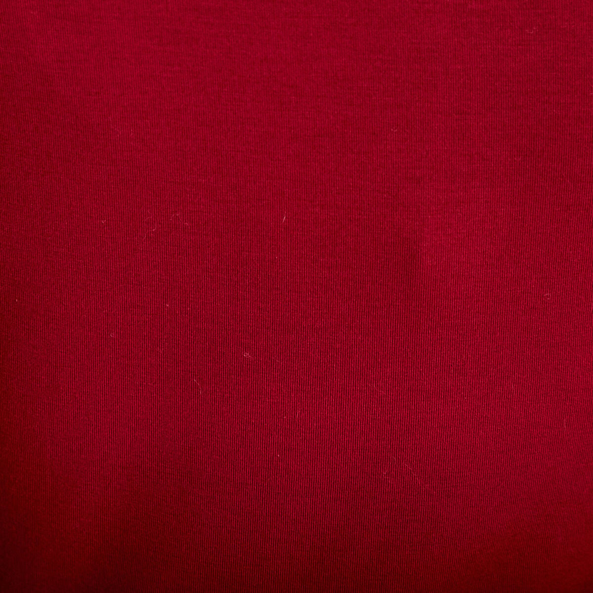 T-shirt uni &agrave; manches longues rouge femme