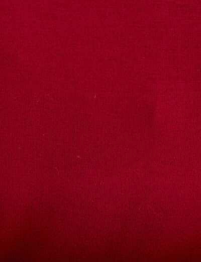 T-shirt uni &agrave; manches longues rouge femme