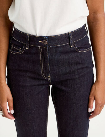 Jeans flare denim brut femme