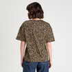 T-shirt manches courtes beige femme