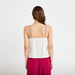 D&eacute;bardeur ajust&eacute; d&eacute;tail broderie ecru femme