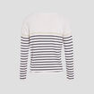 Pull avec boutons ecru femme