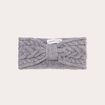 Bandeau torsad&eacute; gris fonc&eacute; femme