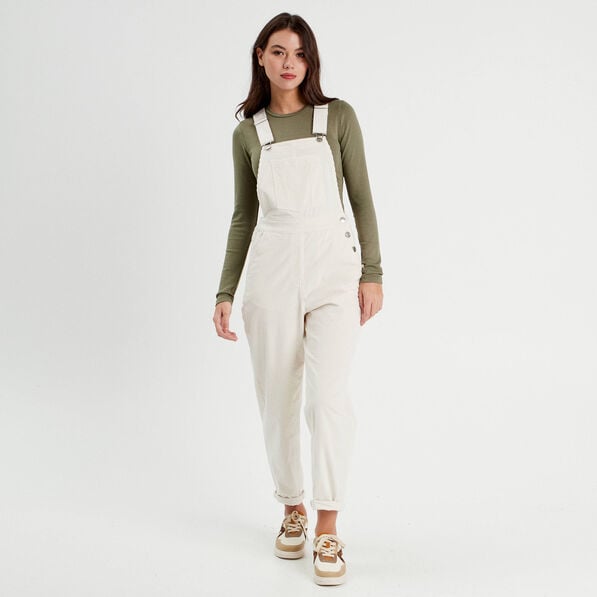 salopette velours cotele ecru femme Salopette velours côtelé ecru femme