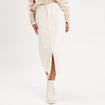 Jupe crayon taille standard ecru femme