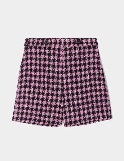 Short ajusté noir femme