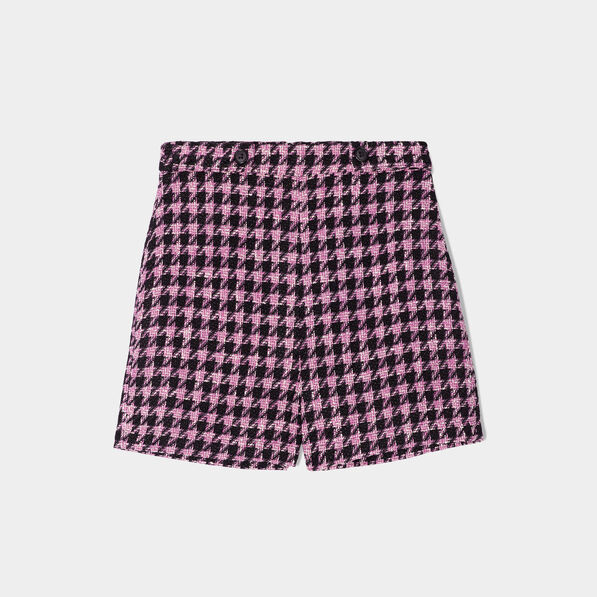 Short ajusté noir femme