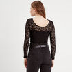 T-shirt manches longues noir femme