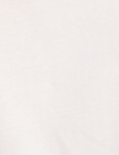 T-shirt manches courtes blanc femme