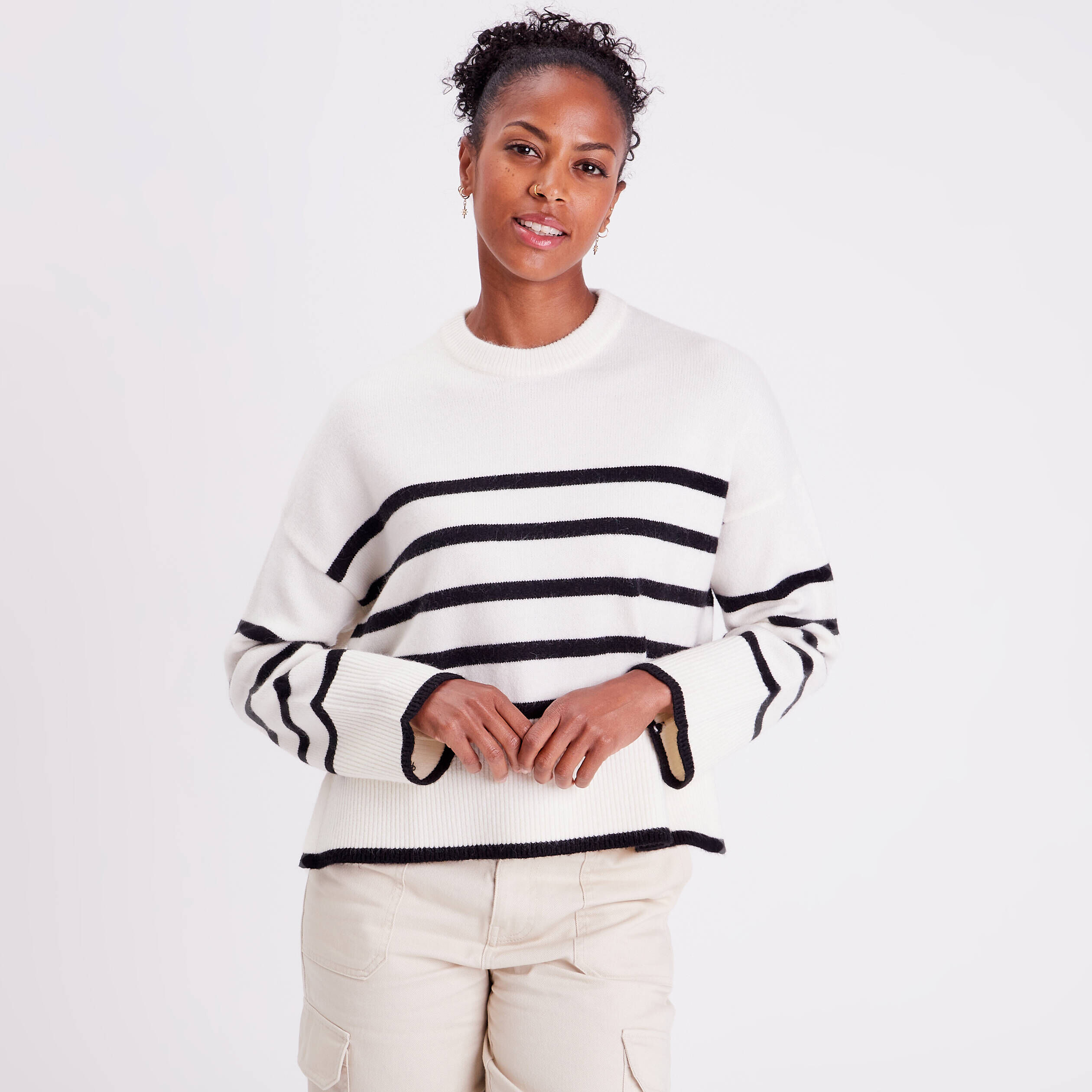 Pull marinière on sale femme h&m