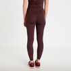 Legging taille haute marron fonc&eacute; femme