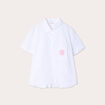Chemise manches courtes blanc femme