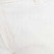 Jean wide leg cropped taille haute denim blanc femme