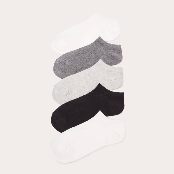 Lot 5 paires chaussettes ecru femme