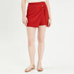 Jupe-short évasée vieux rose femme