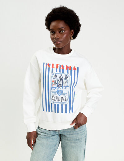 Clique sweat-shirt ras du cou Basic 021030, polyester, coton