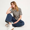 T-shirt manches courtes blanc femme