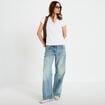 T-shirt boutonn&eacute; sur le devant blanc femme