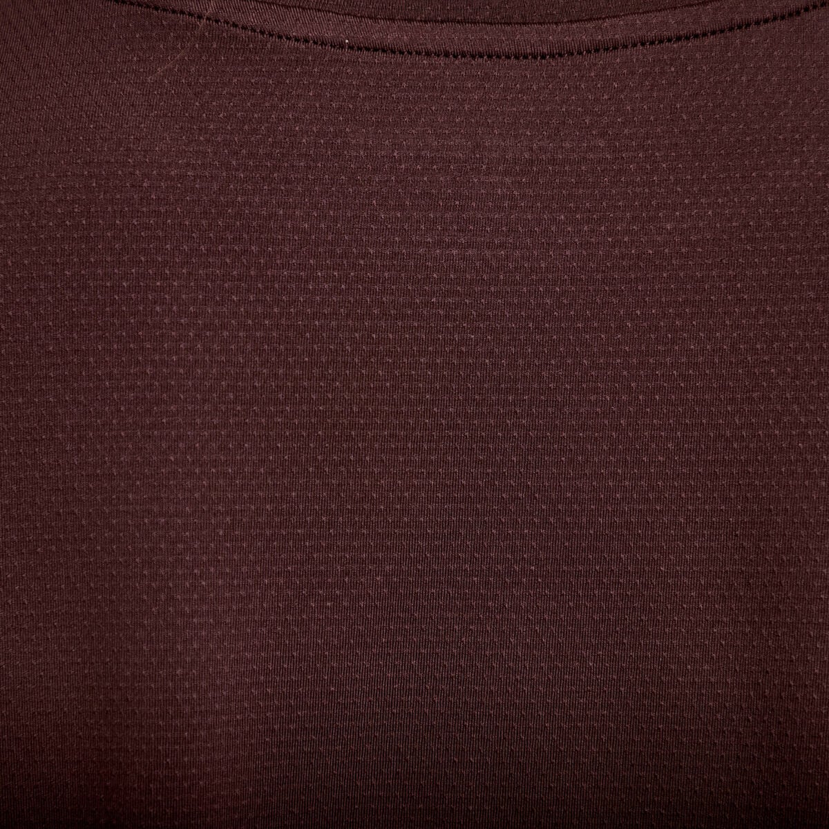 T-shirt manches courtes activewear marron fonc&eacute; femme