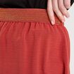 Jupe longue évasée fluide vieux rose femme