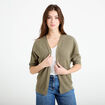 Gilet manches 3/4 vert kaki femme