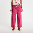 Pantalon droit taille standard prune femme