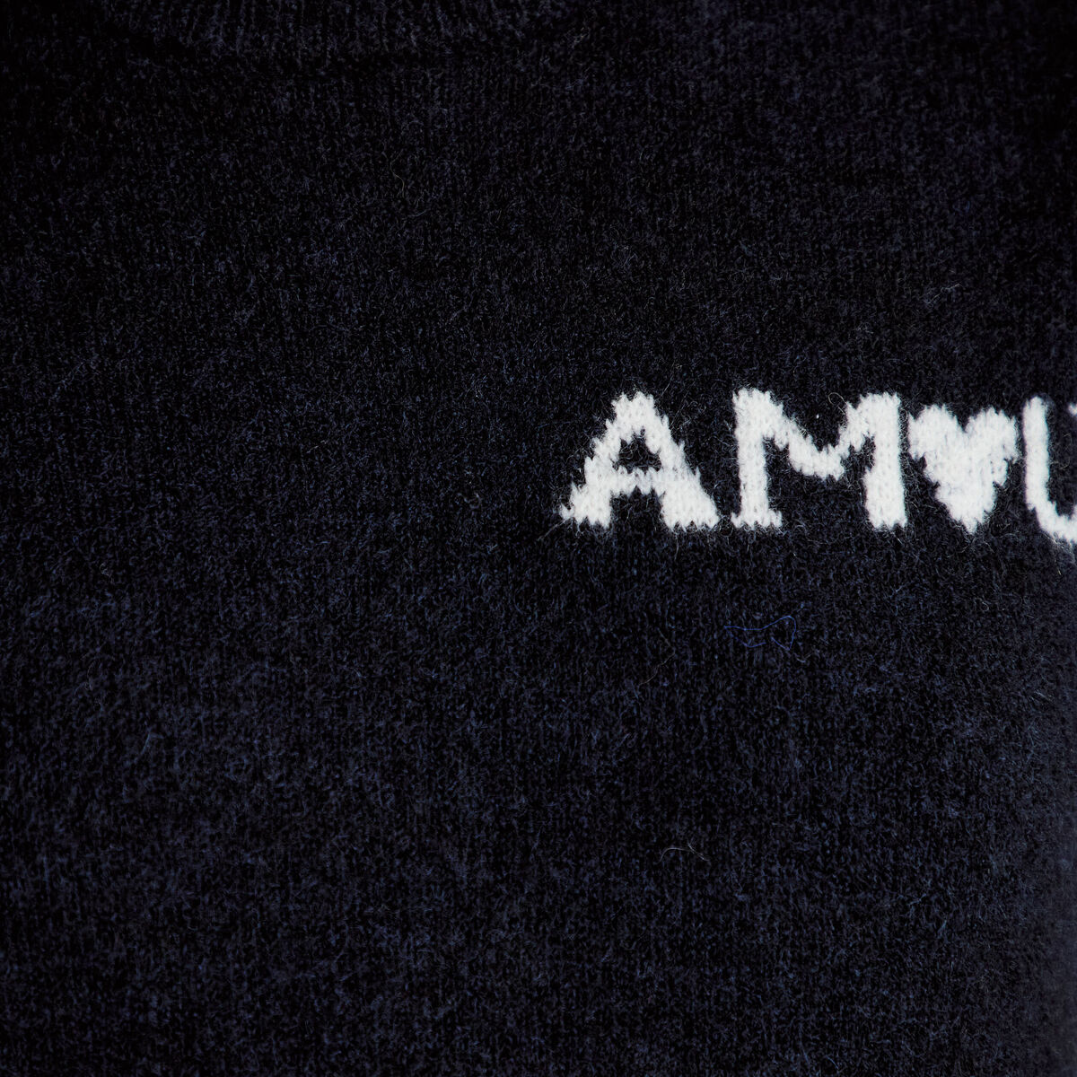 Pull ample manches courtes bleu marine femme