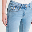 Jean flare taille basse denim double stone femme