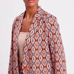 Veste esprit blazer boutonnée beige femme