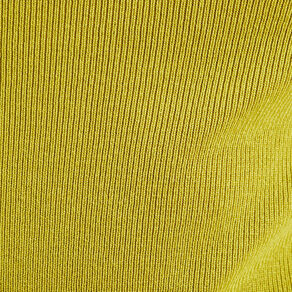 Pull côtelé col roulé vert olive femme