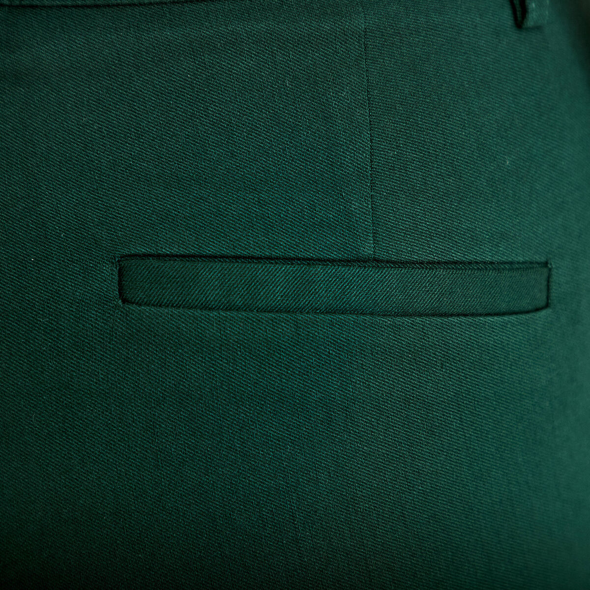 Pantalon bootcut &agrave; pont vert fonc&eacute; femme