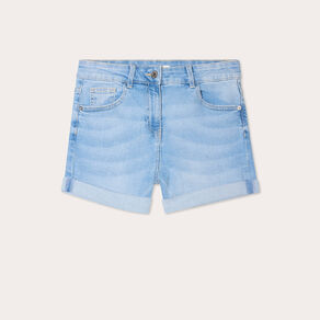 short slim en jean denim bleach femme Short slim en jean denim bleach femme