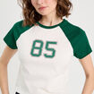 T-shirt manches courtes ecru femme
