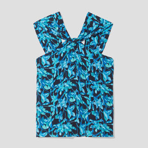 Blouse bretelles larges noir femme