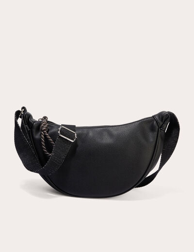 Sac banane similicuir noir femme