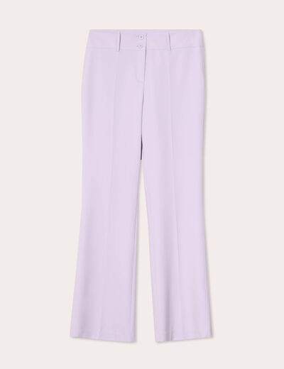 Pantalon flare parme femme