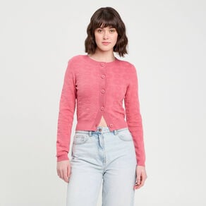 gilet manches longues vieux rose femme Gilet manches longues vieux rose femme