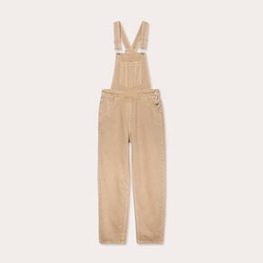 salopette droite en jean sable femme Salopette droite en jean sable femme