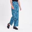 Pantalon city jambes larges vert femme