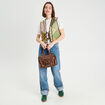 Gilet matelassé sans manches beige femme
