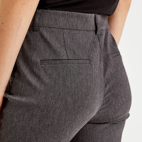 pantalon flare pont gris fonce femme Pantalon flare pont gris foncé femme