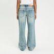Jeans droit taille basse denim double stone femme